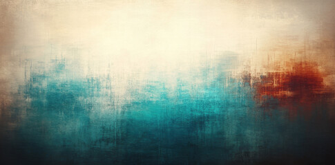 Obraz premium textured abstract background featuring blend of neutral colors with shades of blue and hints of red, creating calming and artistic atmosphere