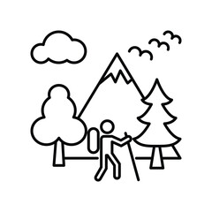 Adventure icon design template