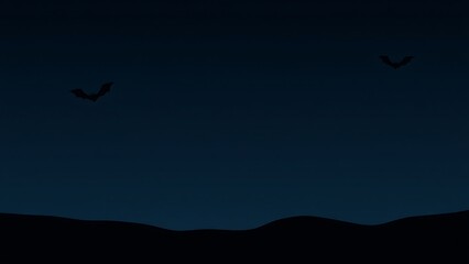 Fototapeta premium 闇夜の訪問者