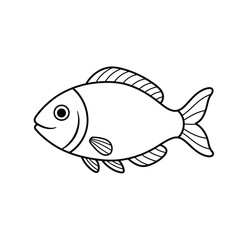 Fish, seafood, sketch. Vintage retro print, seafood salmon fish sketch, sea life, ink pencil style drawing engrave old school sketch, hand drawn. Sketch artwork salmon fish. Vector Illustration