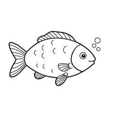 Fish, seafood, sketch. Vintage retro print, seafood salmon fish sketch, sea life, ink pencil style drawing engrave old school sketch, hand drawn. Sketch artwork salmon fish. Vector Illustration