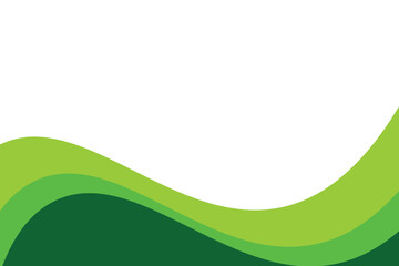 Abstract green wave background with fluid lines and a clean, contemporary aesthetic