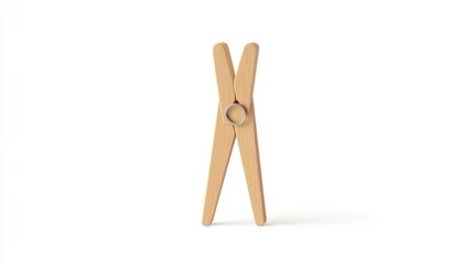 Simple wooden clothespin (1)