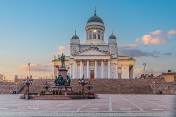 Helsinki Cathedral in the centre of Helsinki, Finland