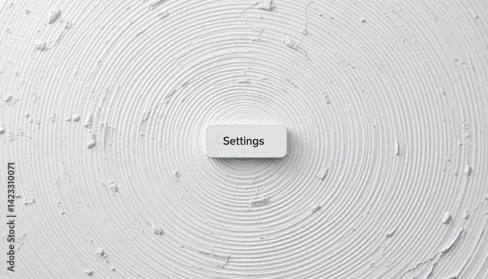 Poster user settings adjustment action digital interface button content minimalistic environment close-up v