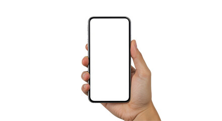 Smartphone in Hand Mockup