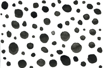 Abstract Black and White Brushstroke Pattern