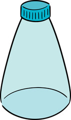 Illustration of plastic bottle
