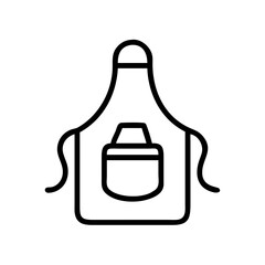Apron with Safety Function Icon Design