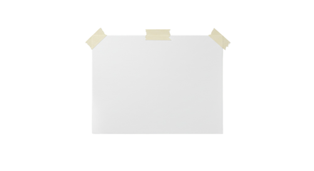 Large Blank Poster with Tape