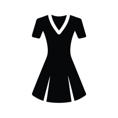 Cloth Silhouette Vector Icon Clean Design