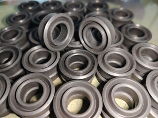 U seal prevents liquid leaks in the system and can withstand pressure well. NBR  Rubber Seal, Black color.