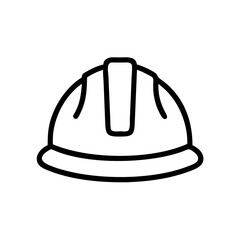 Construction Safety Helmet Icon Design