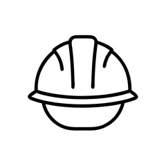 Construction Safety Helmet Icon Design