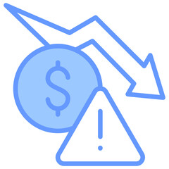 Financial Crisis Icon