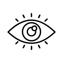Eye Icon for Visibility and View Icon Design