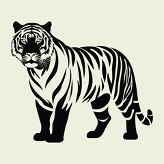 Fototapeta premium Tiger Silhouettes, Safari