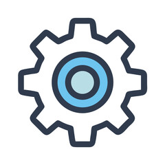 Gear Icon for Settings and Configuration Icon Design