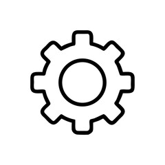 Gear Icon for Settings and Configuration Icon Design