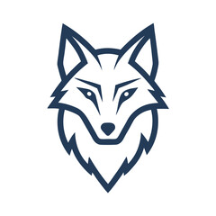 Fototapeta premium wolf head vector illustration