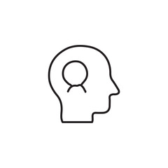 vector illustration of coaching icon elements in one line style