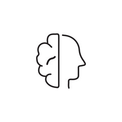 vector illustration of coaching icon elements in one line style