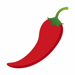 Chili Pepper silhouette vector illustration