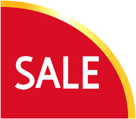 SALE red ribbon corner 