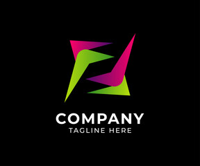 Abstract Modern Colorful Company Logo Design