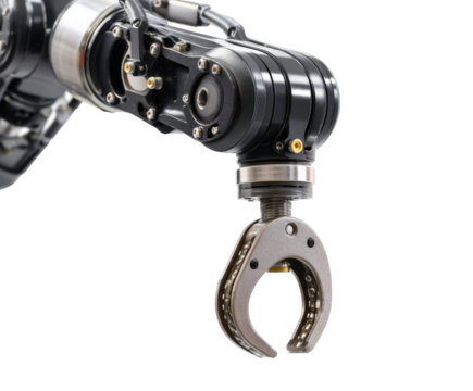 Robotic arm with gripping mechanism for precision handling tasks