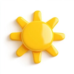 sun isolated on white