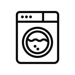 illustration graphic vector is sign for facilities for laundry. Perfect for website, mobile apps, shop, social media announcement, hotel sign, banner or flyer.