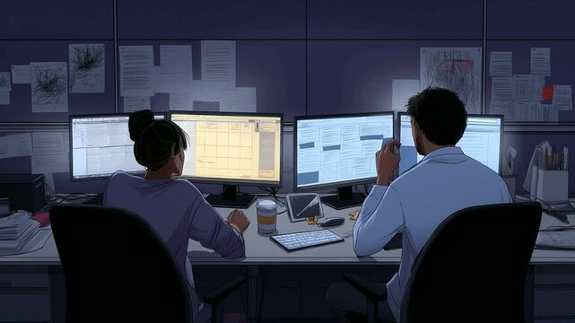 Troubleshooting a project issue in a busy office environment