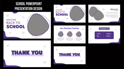 School PowerPoint presentation slide template,PowerPoint presentation template design,Use in Presentation, flyer and leaflet, corporate report, marketing, advertising, annual report, banner,Utilize 