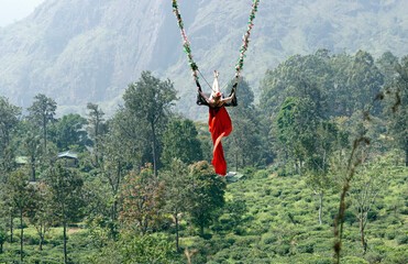 ravana swing in the mountains near ella