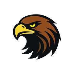 Colorful Eagle Head Logo – Vector Mascot Design