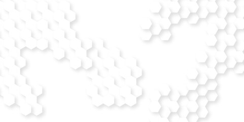 Background with hexagons . Abstract background with lines . white texture background . hexagon abstract background. Surface polygon pattern with glowing hexagon paper texture and futuristic business