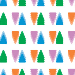 Seamless pattern with vector abstract geometric form. For design and decorate backdrop. Creative endless repeat texture. Can be used for making wallpaper, fabrics and other types of products