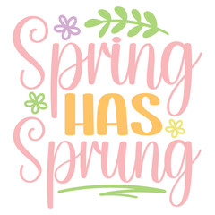 Obraz premium Spring has sprung Svg