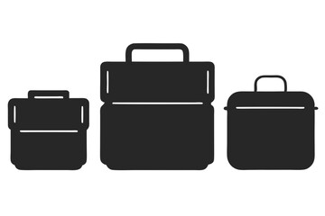set of Lunchbox silhouette vector illustration