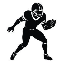 Naklejka premium Flat Football Illustration