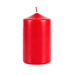 Red Candle isolated on a white