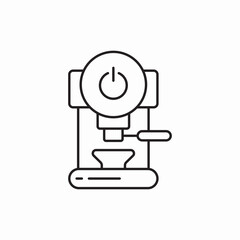 coffee machine icon vector sign