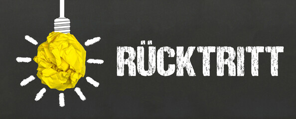 Rücktritt	
