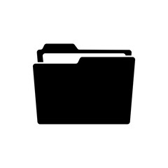 Folder icon isolated on white background