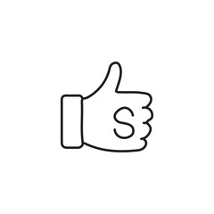 vector illustration of Benefits elements in one line style