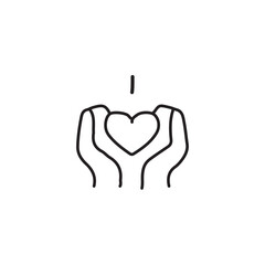 vector illustration of Benefits elements in one line style