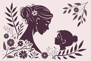 girl with flowers