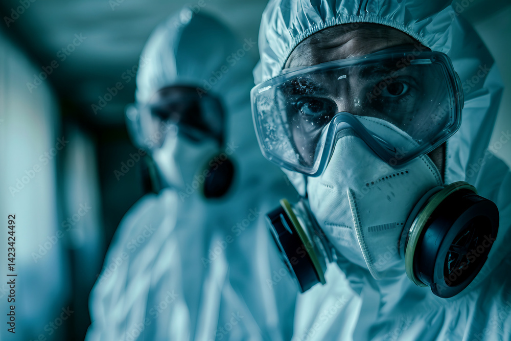 Canvas Prints cosmonaut in a protective suit made generative ai technology
