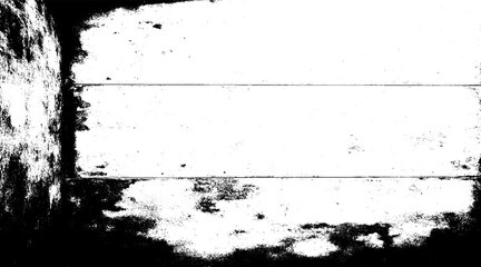 Grunge texture effect. Distressed overlay rough textured on dark space. Realistic gray background. Graphic design element black wall style concept for banner, flyer, poster, brochure, cover, etc
